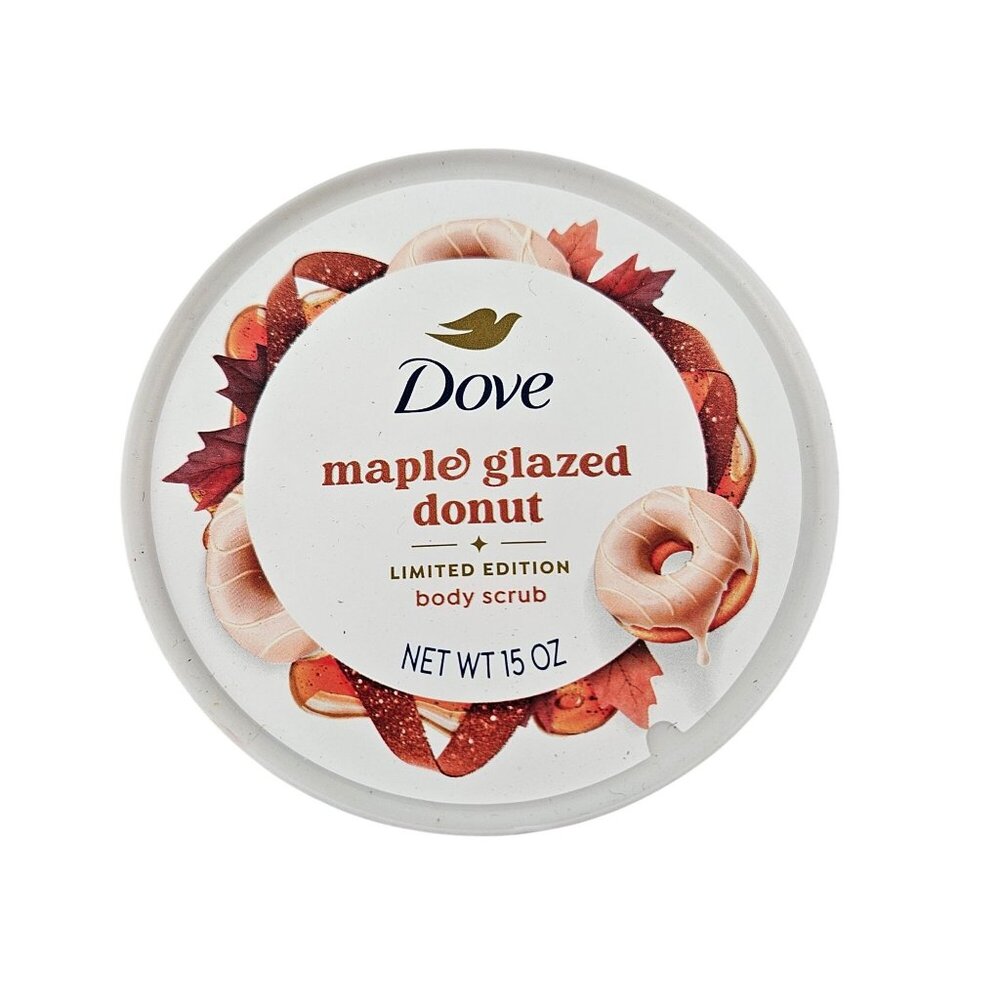 Dove Body Scrub Maple Glazed Donut Limited Edition 15 oz Holiday Treats - Picture 4 of 10